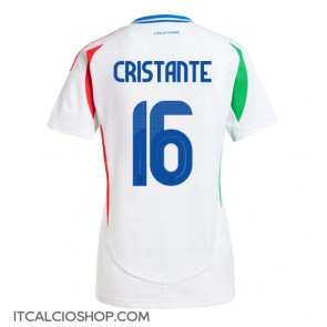 Italia Bryan Cristante #16 Seconda Maglia Femmina Europei 2024 Manica Corta